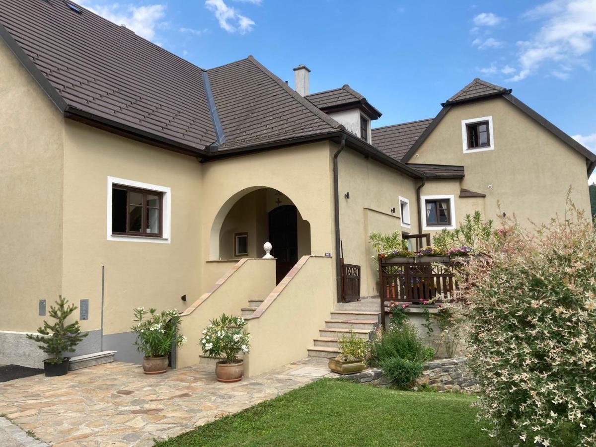 Apartament Goldene Wachau - Privatzimmer Aggsbach Zewnętrze zdjęcie